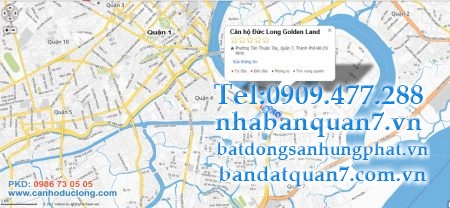 Sơ đồ vị trí Dự án căn hộ cao cấp Đức Long Golden Land