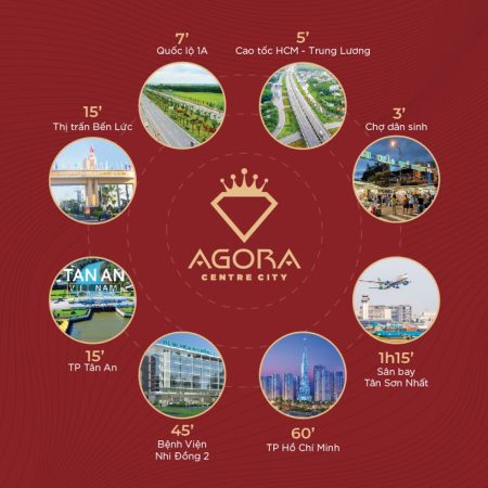 Tiện ích ngoại khu Agora City Long An